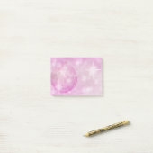 Paarse kerstversiering Post-it® notes 4 x 3 (Op bureau)