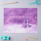 Paarse kerstwinter Wonderland Tissuepapier (Craft)