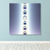 Paarse Ketting Canvas Afdruk (Insitu (Houten vloer))