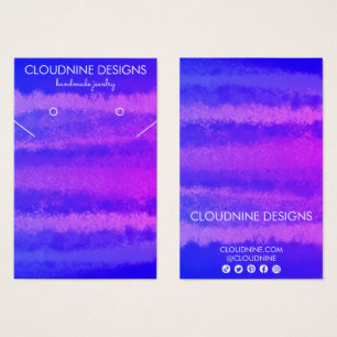 Paarse Ketting juwelen-kaart Visitekaartje