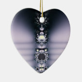 Paarse ketting keramisch ornament (Rechts)