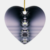 Paarse ketting keramisch ornament (Achterkant)