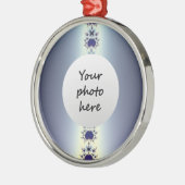 Paarse Ketting kerstboom Ornament (Links)