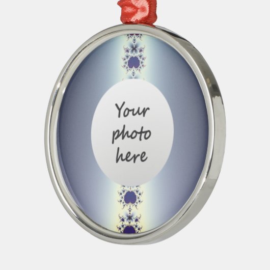 Paarse Ketting kerstboom Ornament (Links)