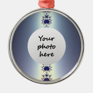 Paarse Ketting kerstboom Ornament