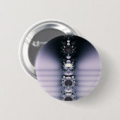 Paarse Ketting Ronde Button 5,7 Cm (Voorkant /achterkant)