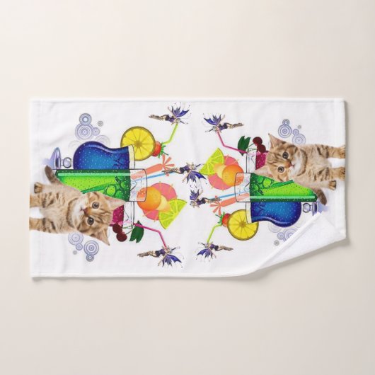 Paarse keukendoekjes bad handdoek (Handdoek)