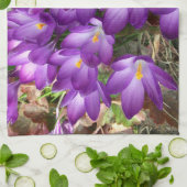 Paarse keukenhanddoeken (Gevouwen)