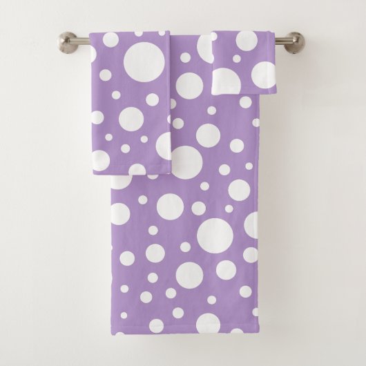 Paarse keukenset voor spots bad handdoek (Insitu)