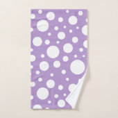 Paarse keukenset voor spots bad handdoek (Handdoek)