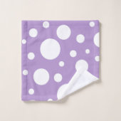 Paarse keukenset voor spots bad handdoek (Wasdoekje)