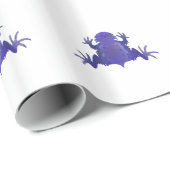 Paarse kikker cadeaupapier (Rol Hoek)