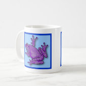 Paarse kikker Mok (Voorkant links)