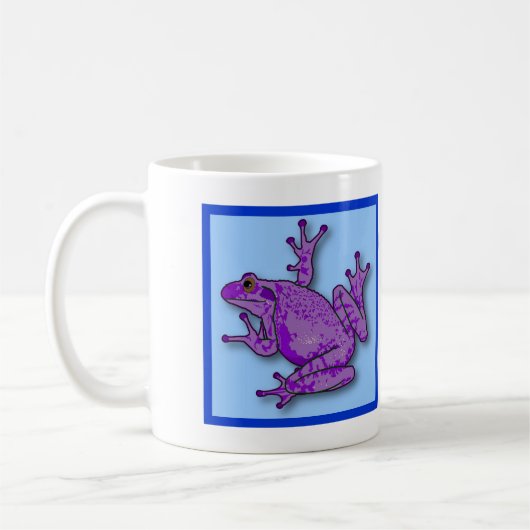 Paarse kikker Mok (Links)