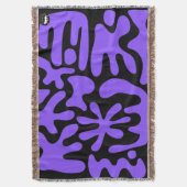 Paarse Kismet Deken (Voorkant Verticaal)