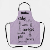 Paarse Kitchen Apron Schort (Voorkant)