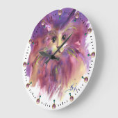 PAARSE KITTEN, CUTE KITTY CAT-PORTRAIT-edelstenen Grote Klok (Hoek)