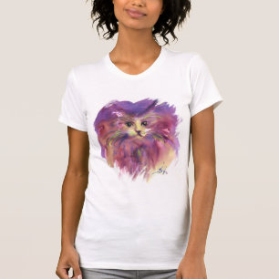 PAARSE KITTEN, CUTE KITTY CAT-PORTRAT T-SHIRT