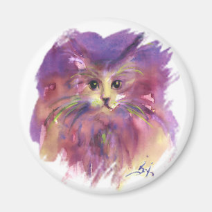 PAARSE KITTEN, KITTY CAT-PORTRAIT MAGNEET