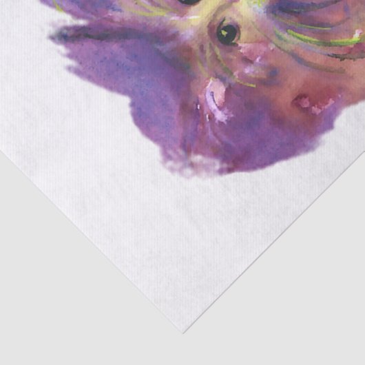 PAARSE KITTEN, KITTY CAT-PORTRAIT TISSUEPAPIER (Detail)