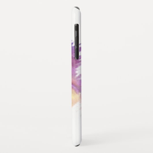 PAARSE KITTEN, KITTY CAT-PORTRAIT, wit Case-Mate iPhone Case (Achterkant/links)