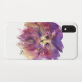 PAARSE KITTEN, KITTY CAT-PORTRAIT, wit Case-Mate iPhone Case (Achterkant (horizontaal))