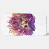 PAARSE KITTEN, KITTY CAT-PORTRAIT, wit Case-Mate iPhone Case (Achterkant (horizontaal))
