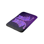 Paarse Kitten Twins Badmat (Gekanteld)