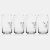 "Paarse klaproos" Drink Blikvorm Glas (Rechts)