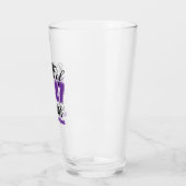 Paarse Klas van 2027 Senior Aangepaste Middelbare Glas (Links)