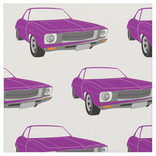 Paarse klassieke autoverbinding stof (Close Up)