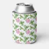 Paarse klaver | Monogram St Patrick's Day Blikjeskoeler (Blikje Achterkant)