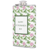 Paarse klaver | St Patrick's Day Heupfles (Links)