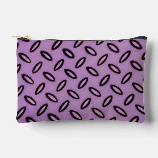 Paarse kleine dessin etui (Voorkant)