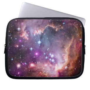 Paarse Kleine Magelhaense Wolk Laptop Sleeve