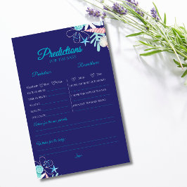 Paarse kleine parel baby shower voorspellingen Gam