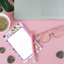 Paarse kleur met poten schattige kittens 4" x 6"