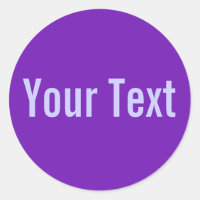 Paarse KLEUR SLECHTS | + uw tekst