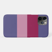 Paarse kleuren strepen Case-Mate iPhone case (Achterkant (horizontaal))