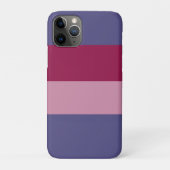 Paarse kleuren strepen Case-Mate iPhone case (Achterkant)