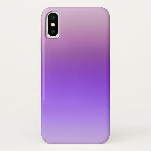 Paarse kleurengradiënt ombre Case-Mate iPhone case (Achterkant)