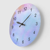 Paarse kleurklok / slaapkamer grote klok (Hoek)