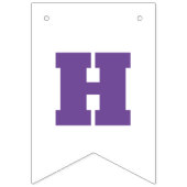 Paarse kleurpotlood vlaggetjes (Tweede vlag)