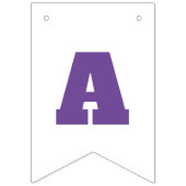 Paarse kleurpotlood vlaggetjes (Derde vlag)