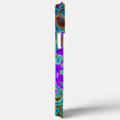 Paarse Kleurrijke Groovy Abstracte Retro Vloeibare Case-Mate iPhone Case (Achterkant / Rechts)