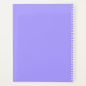 Paarse Kleurrijke Paraplu's School Klaslokaal Planner (Achterkant)