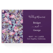 paarse kleurrijke wildflower groen bruiloft