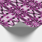 Paarse kleurvulling met verloopperspectief cadeaupapier (Hoek)