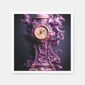 Paarse klok servet (Voorkant)