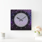 Paarse klokstraal voor wandkokers vierkante klok (Huis)